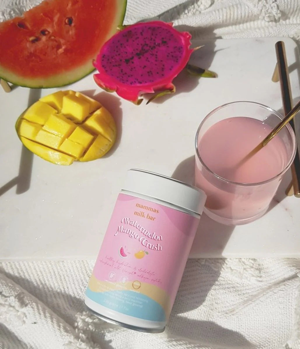 Mammas Milk Bar - Watermelon Mango Crush Hydration Electrolyte Drink with Verisol® Collagen