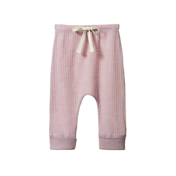 Nature Baby - Merino Drawstring Pants - Lilac