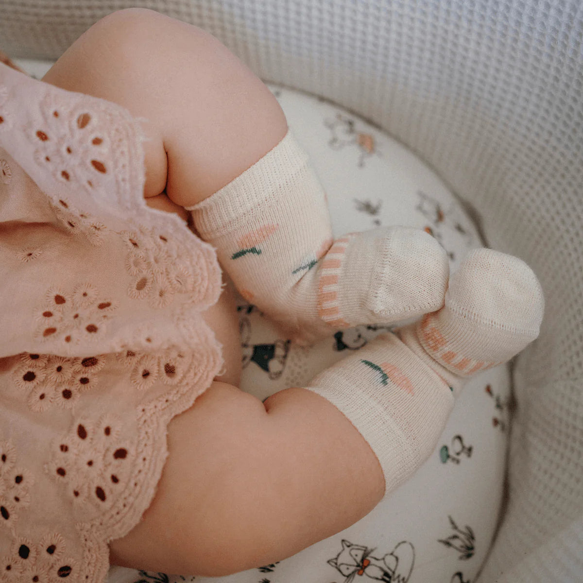 Lamington - Merino Crew Socks - Rosa
