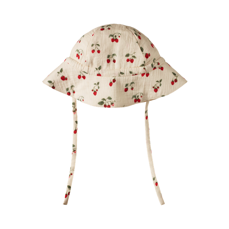 Nature Baby - Muslin Sunhat - Strawberry Blush