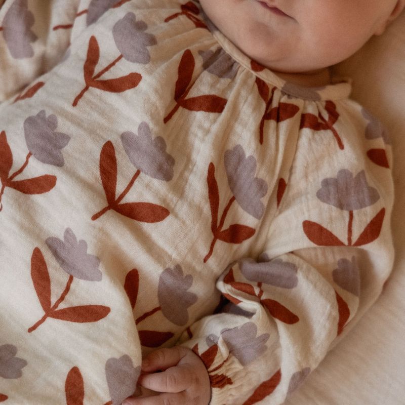 Nature Baby - Meadow Bodysuit Muslin - Fleurette