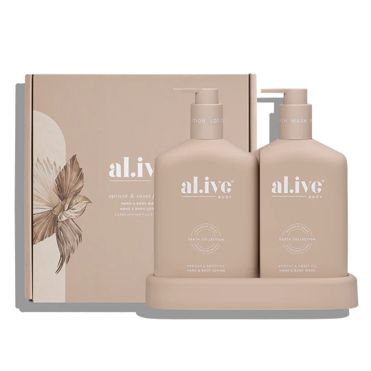 Al.ive - Wash + Lotion Duo - Apricot + Sweet Fig