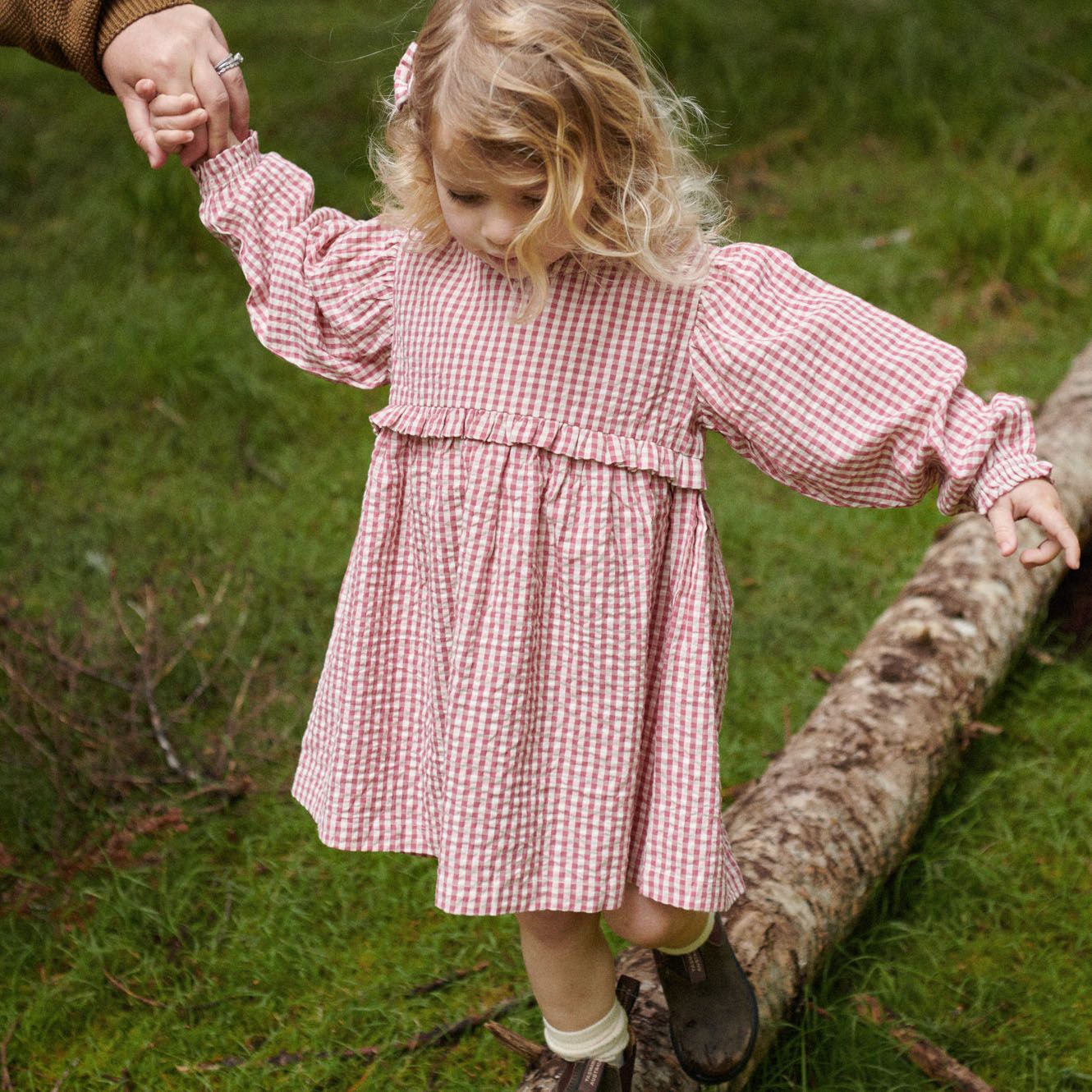 Nature Baby - Nora Dress - Jam Check