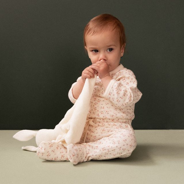 Nature Baby - L/S Bodysuit Pointelle - Dandelion