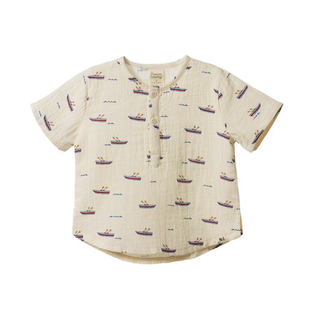 Nature Baby - S/S Caravan Shirt - Row Boats