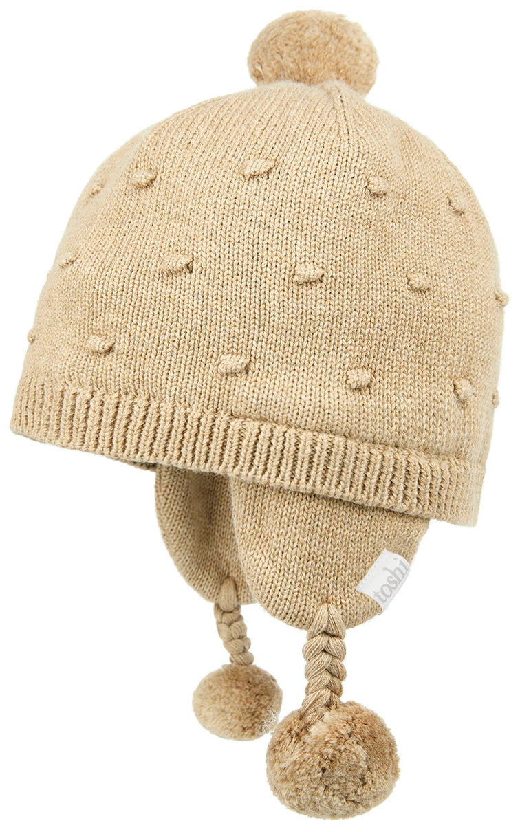 Toshi - Earmuff Beanie Popcorn - Driftwood