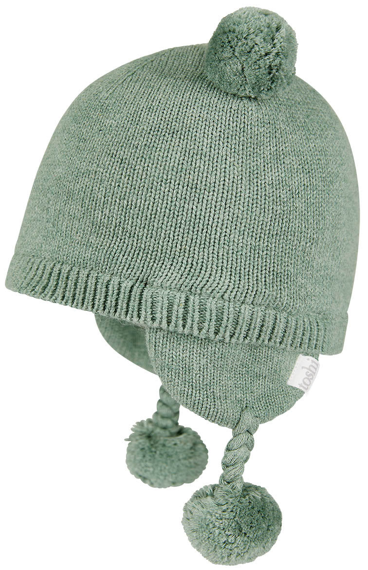 Toshi - Earmuff Beanie Snowy - Eucalyptus