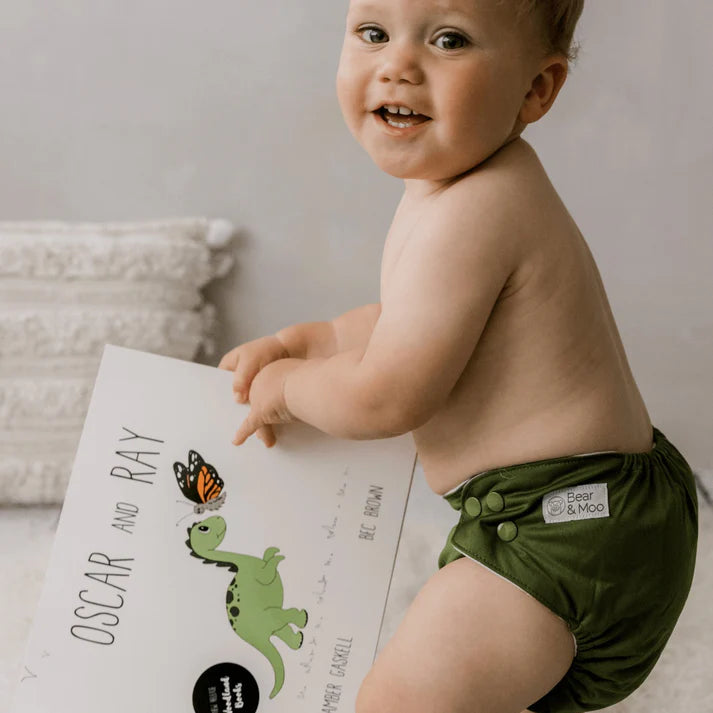 Bear & Moo - Cloth Nappies OSFM