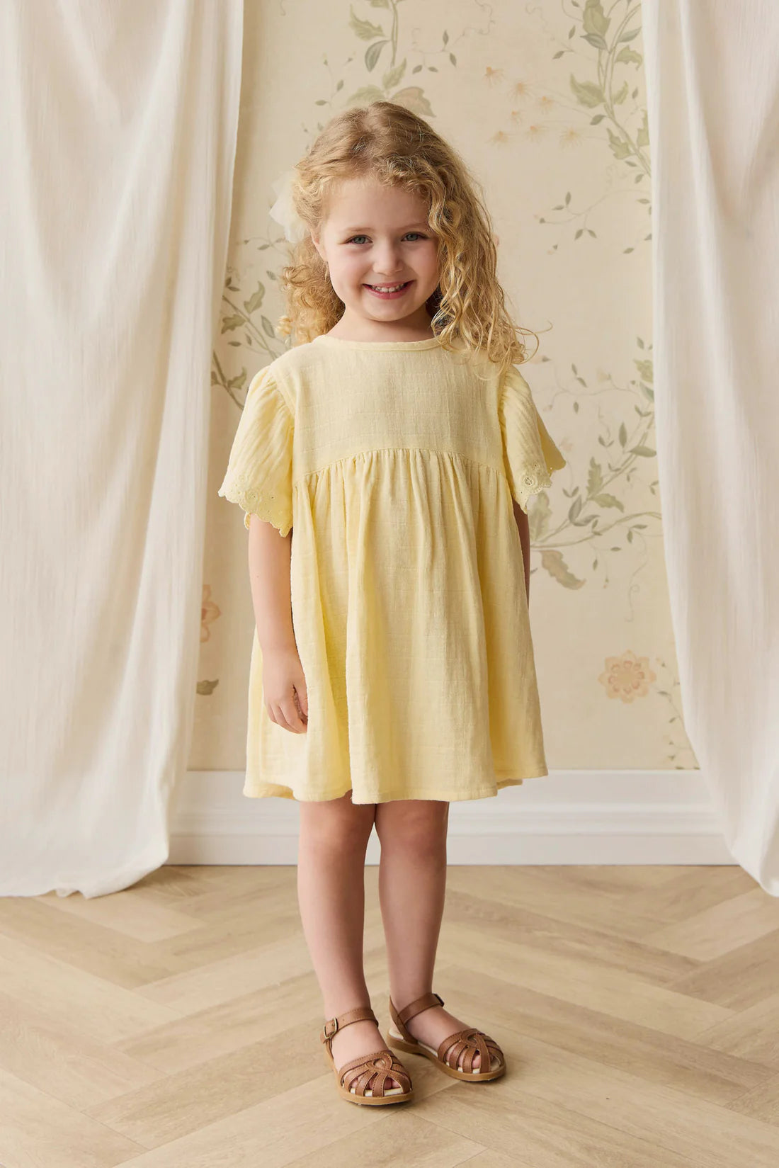 Jamie Kay - Muslin Phillipa Dress - Sunshine