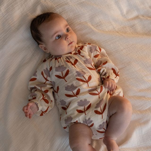 Nature Baby - Meadow Bodysuit Muslin - Fleurette