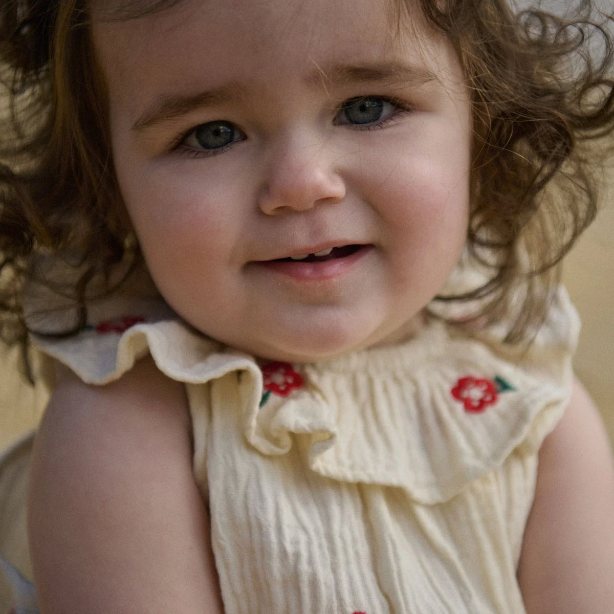 Nature Baby - Plum Suit Muslin - Red Flora