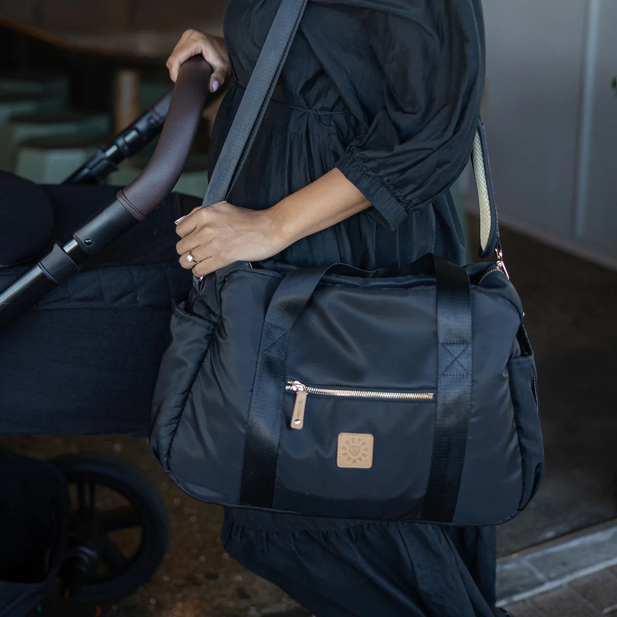 Pretty Brave - Stella Baby Bag - Black
