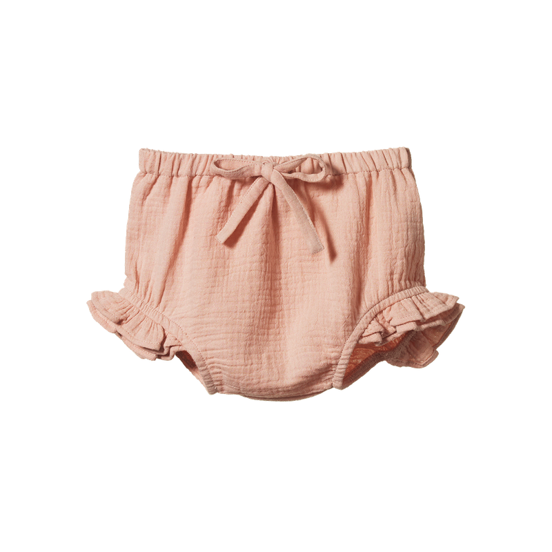 Nature Baby - Petal Bloomers Muslin - Rose Dust