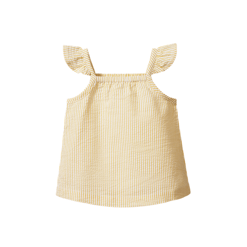 Nature Baby - Petal Top - Golden Stripe