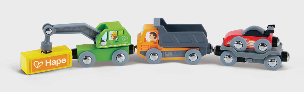 Hape - Colourful Construction Vehicles