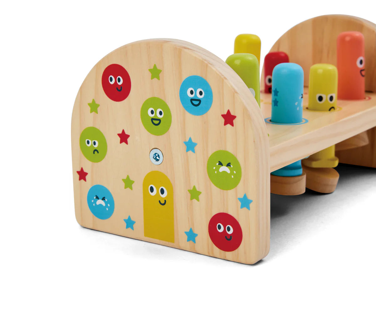 Hape - Rainbow Hammer Bench