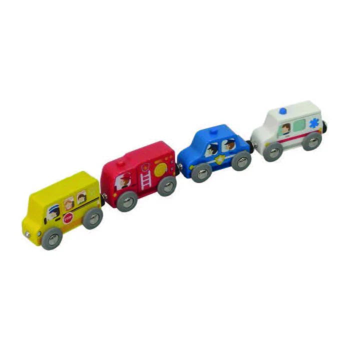 Hape - Colourful Vehicles Fleet