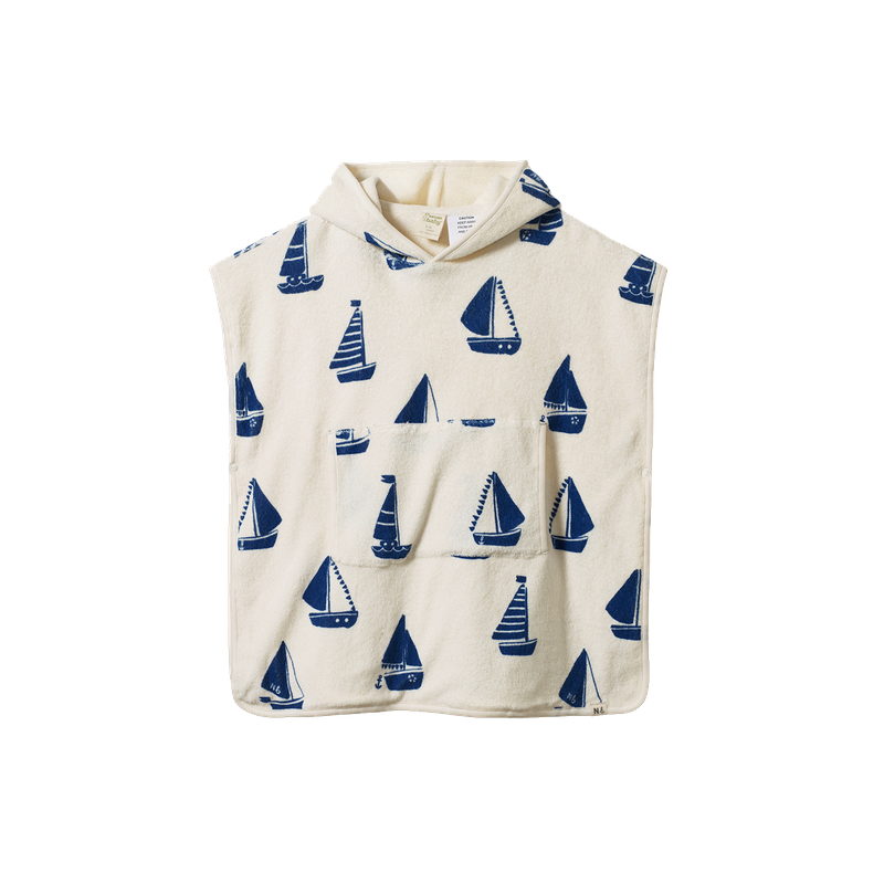 Nature Baby - Poncho Towel - Regatta
