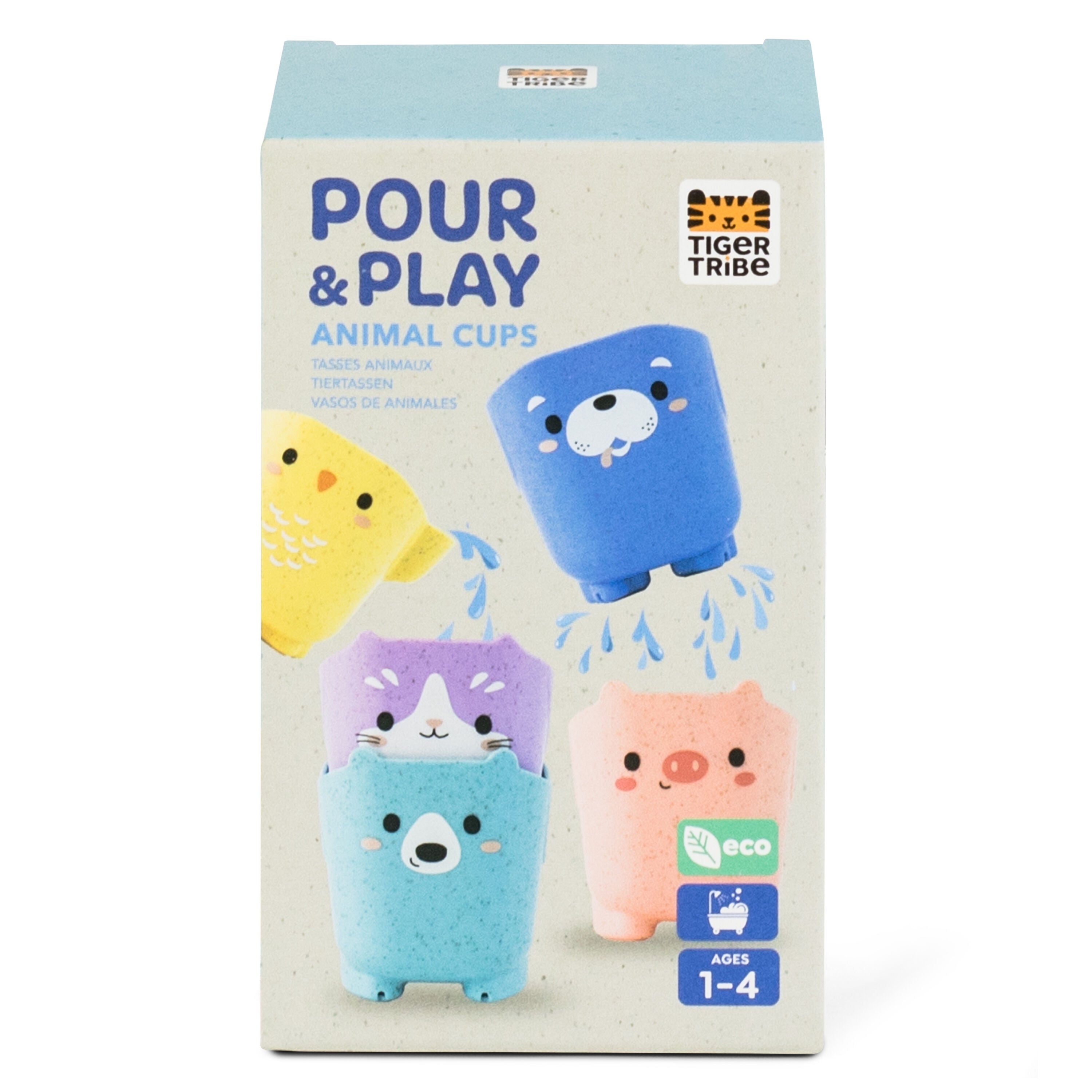 Tiger Tribe - Pour + Play - Animal Cups