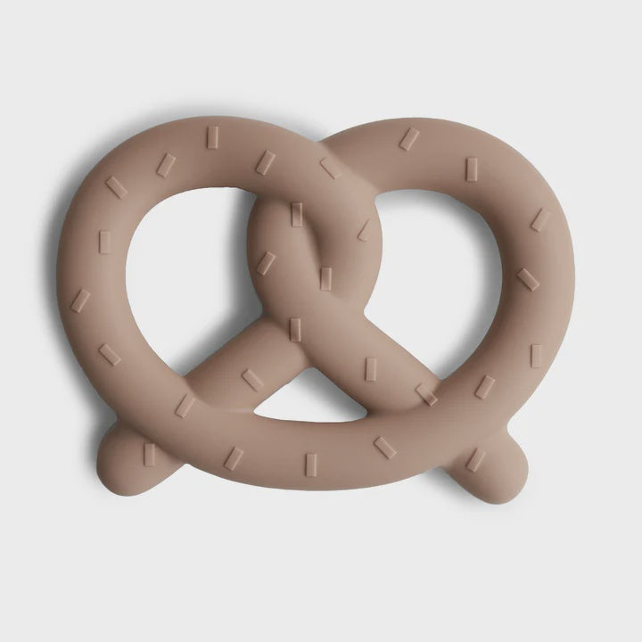 Mushie - Pretzel Teether - Natural