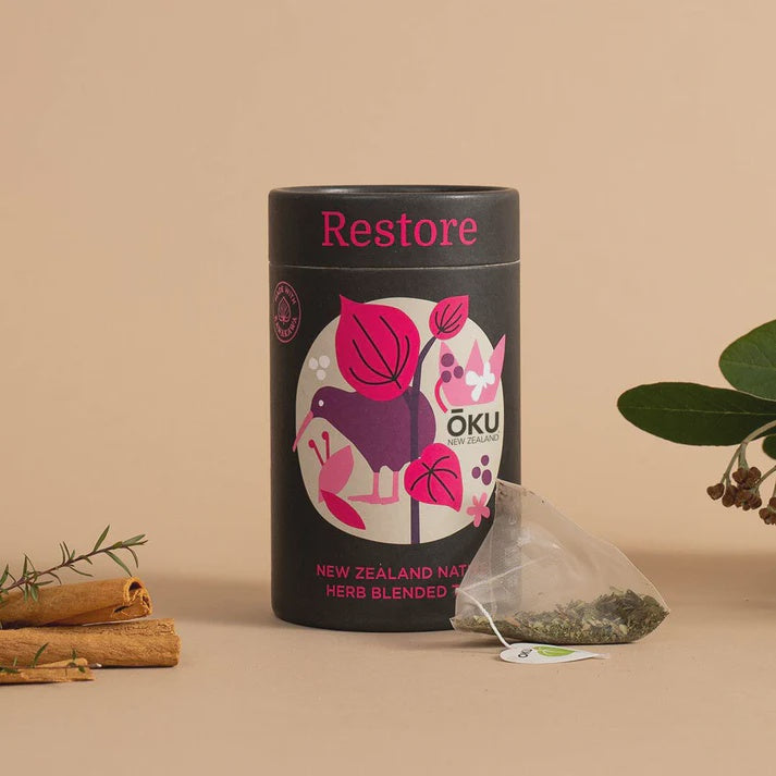 ŌKU - Tea Tube Tea Bags 15pk - Restore