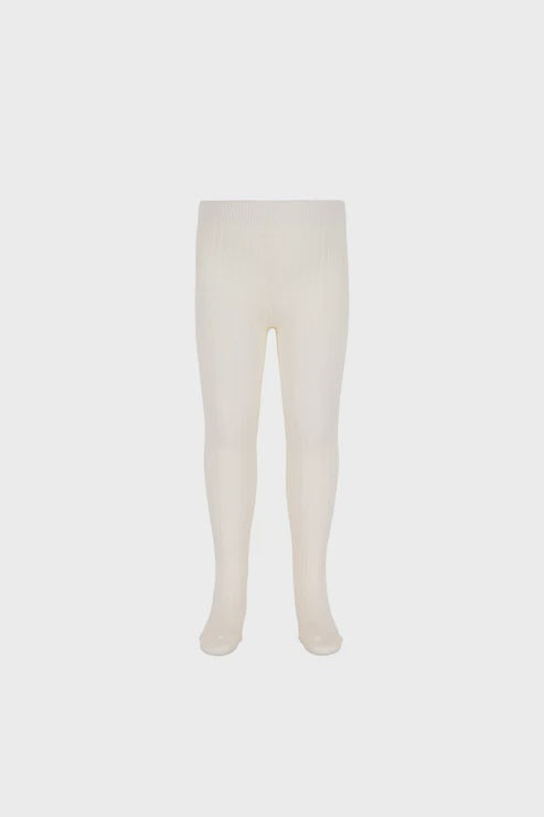 Jamie Kay - Ribbed Tights - Parchment