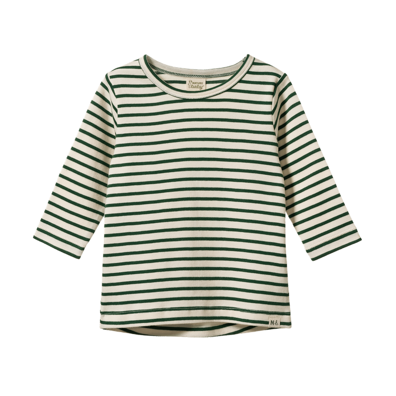 Nature Baby - Long Sleeve River Tee - Eden Sailor Stripe