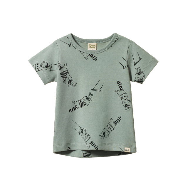 Nature Baby - River Tee - Racoon Rhapsody