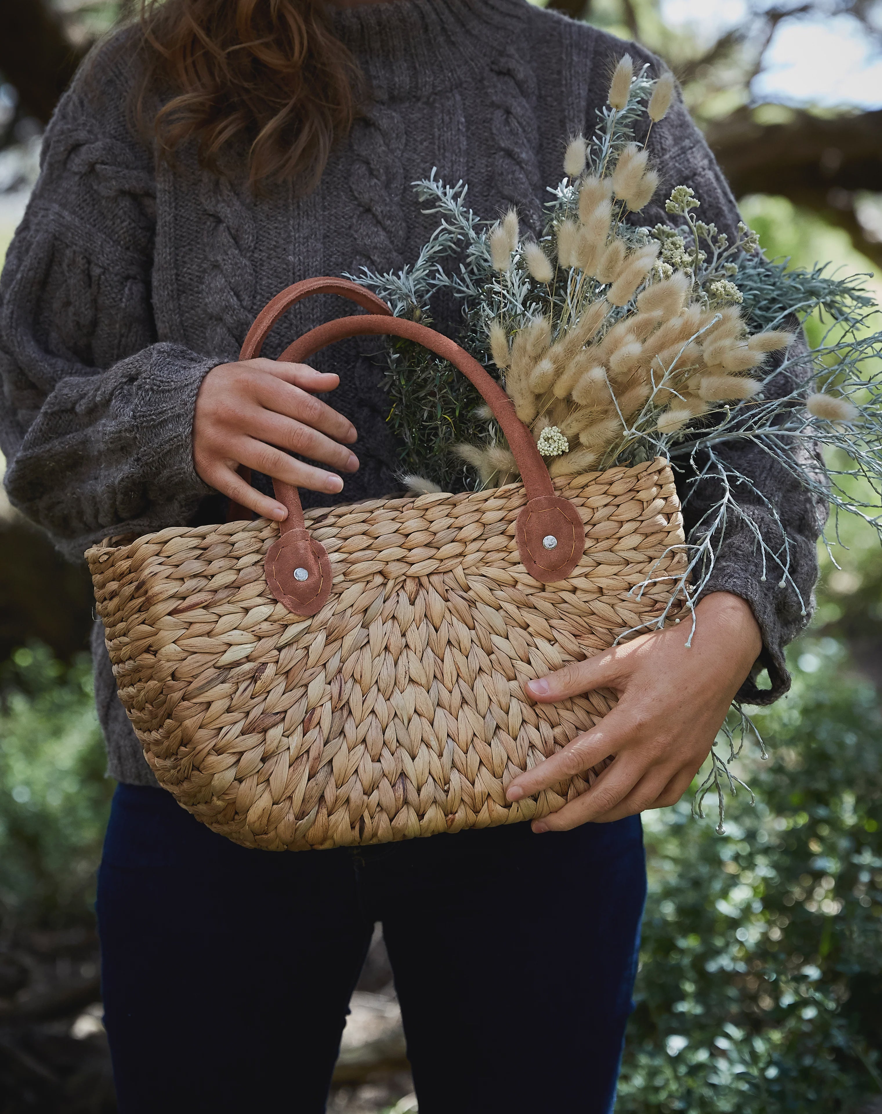 Harvest Basket - Brown - Small