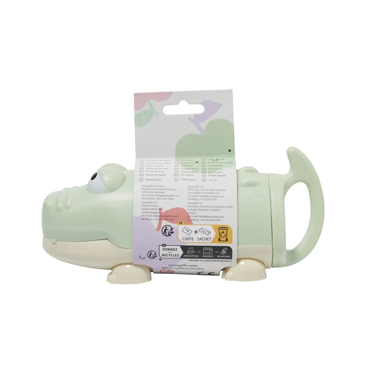 Sunnylife - Water Squirter - Crocodile Pastel Green