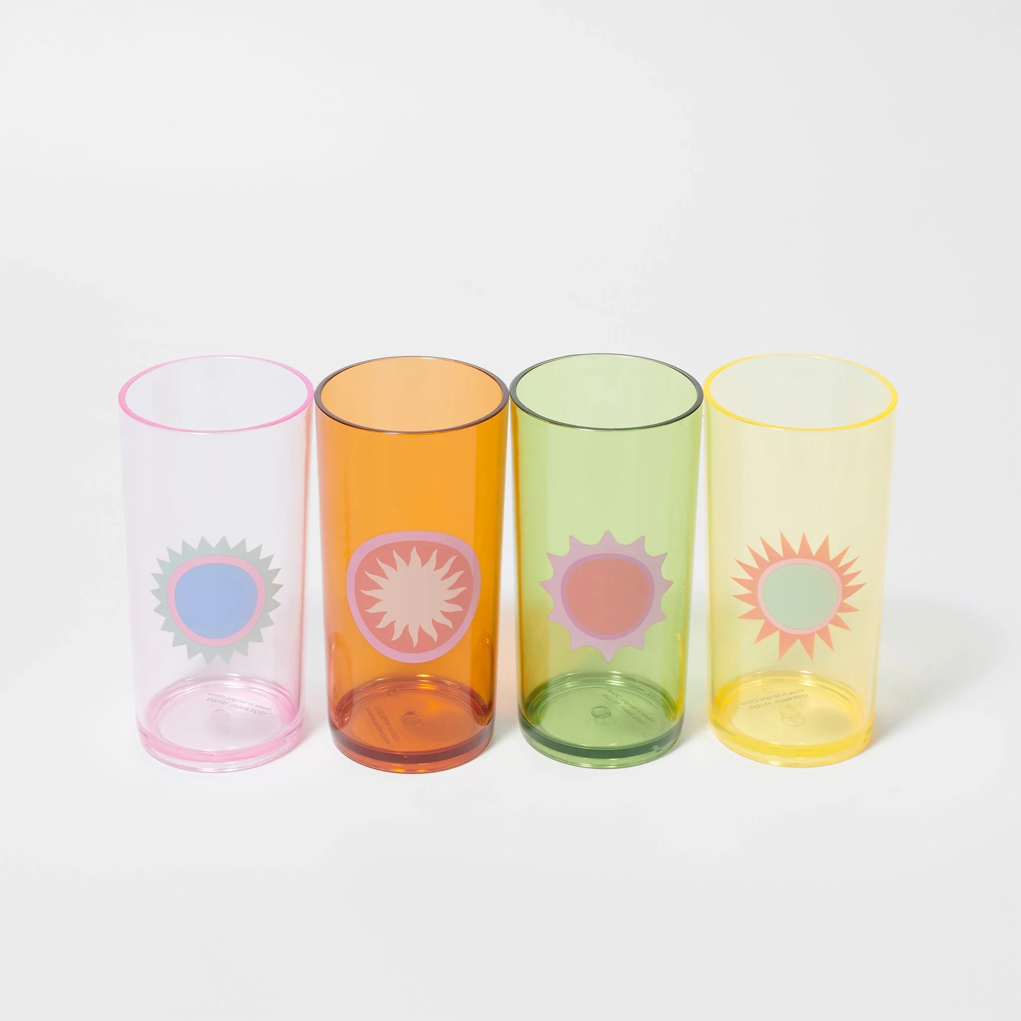 Sunnylife - Poolside Tall Tumblers - Set of 4