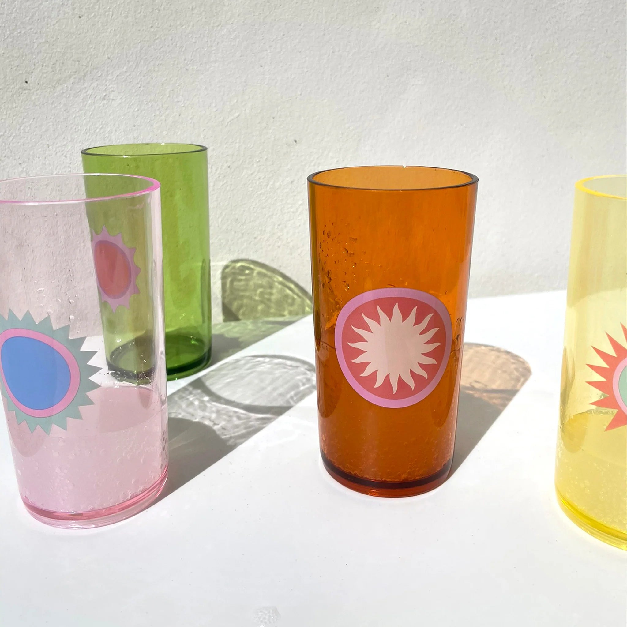 Sunnylife - Poolside Tall Tumblers - Set of 4