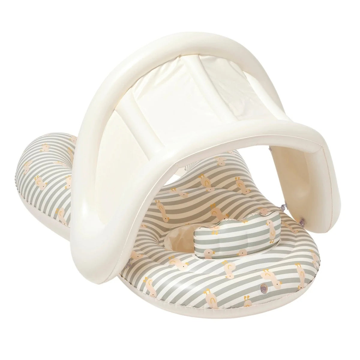 Sunnylife - Float Together Baby Seat - Duck Sage Stripe