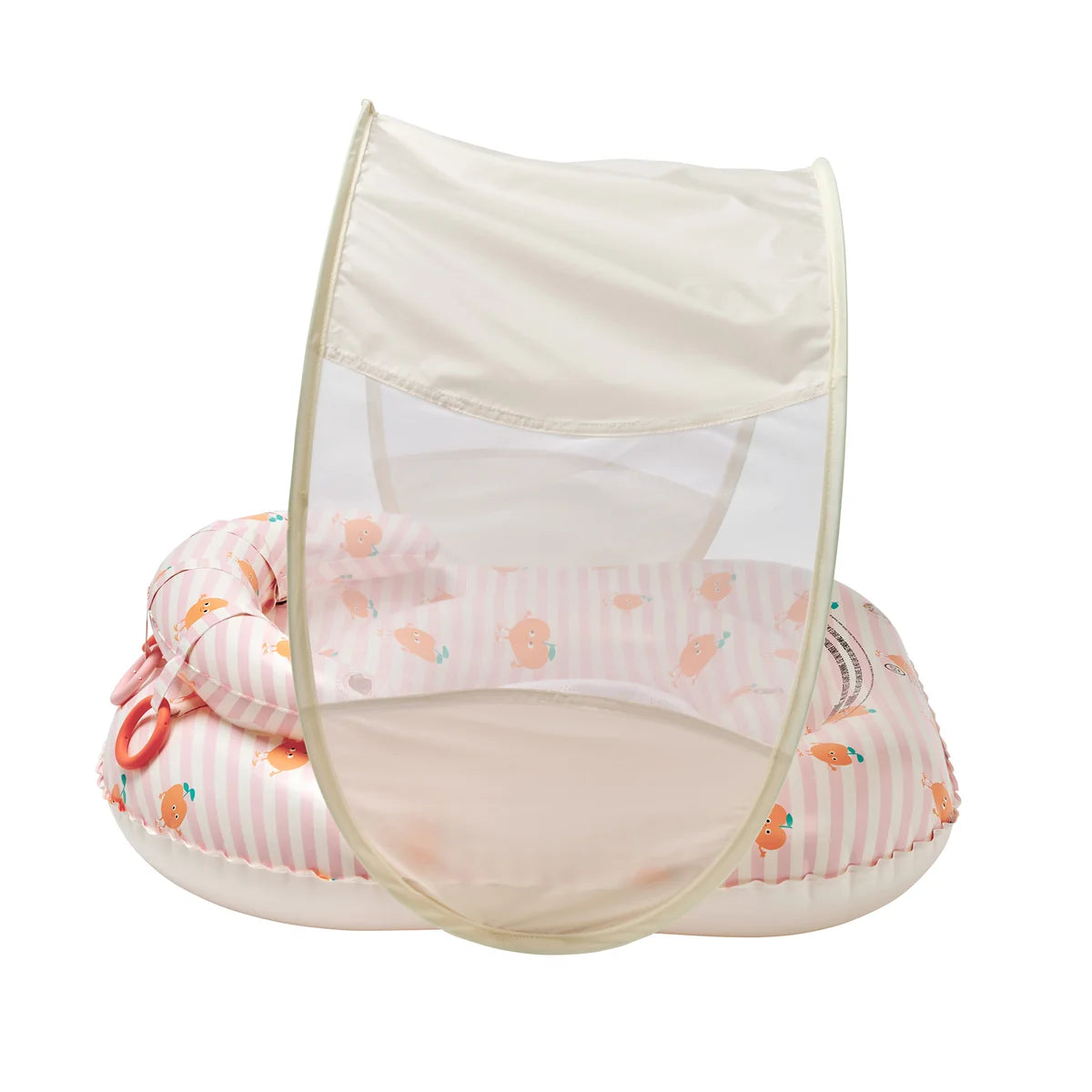 Sunnylife - Interactive Baby Float - Poppy the Peach Pink Stripe