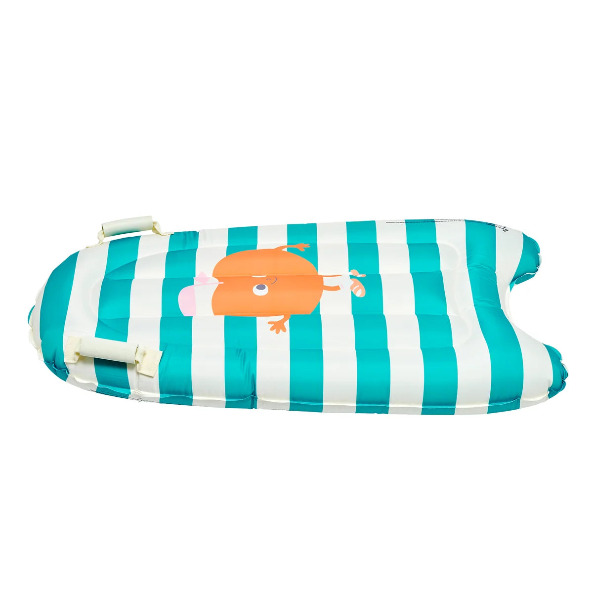 Sunnylife - Kids Surf Mat - Poppy the Peach Green Stripe
