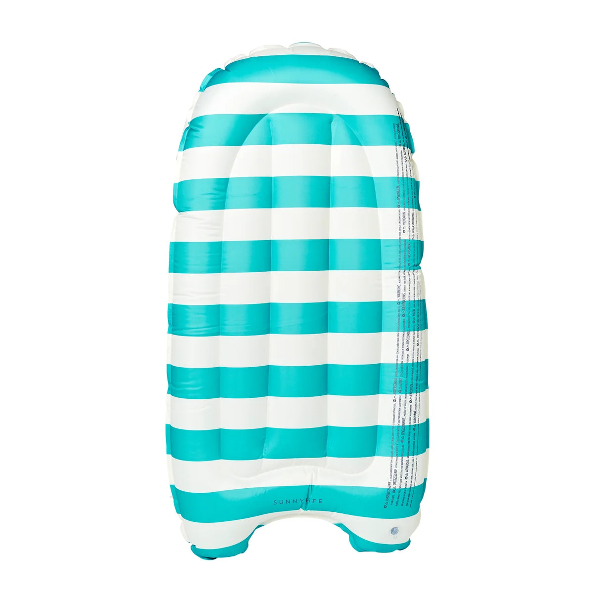 Sunnylife - Kids Surf Mat - Poppy the Peach Green Stripe