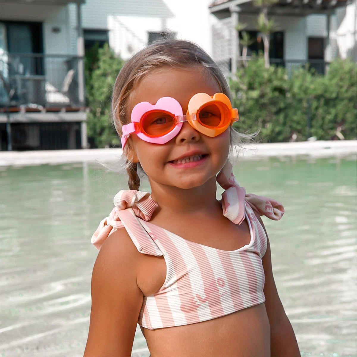 Sunnylife - Kids Swim Goggles - Poppy the Peach Multi