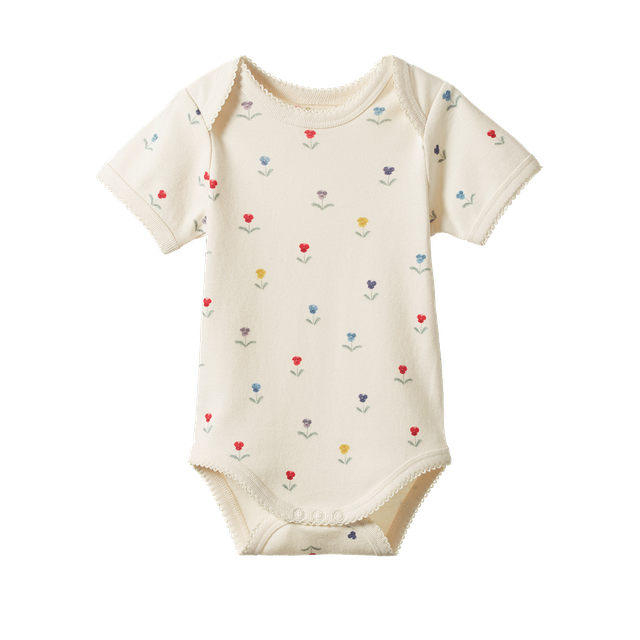 Nature Baby - S/S Bodysuit - Delphine