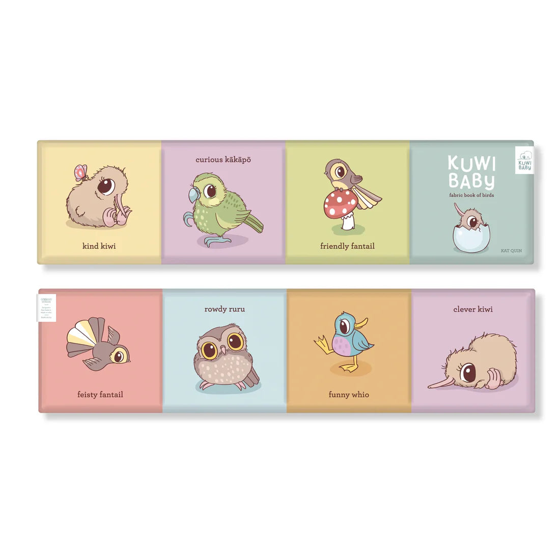 Kuwi Baby - Fabric Book of Birds