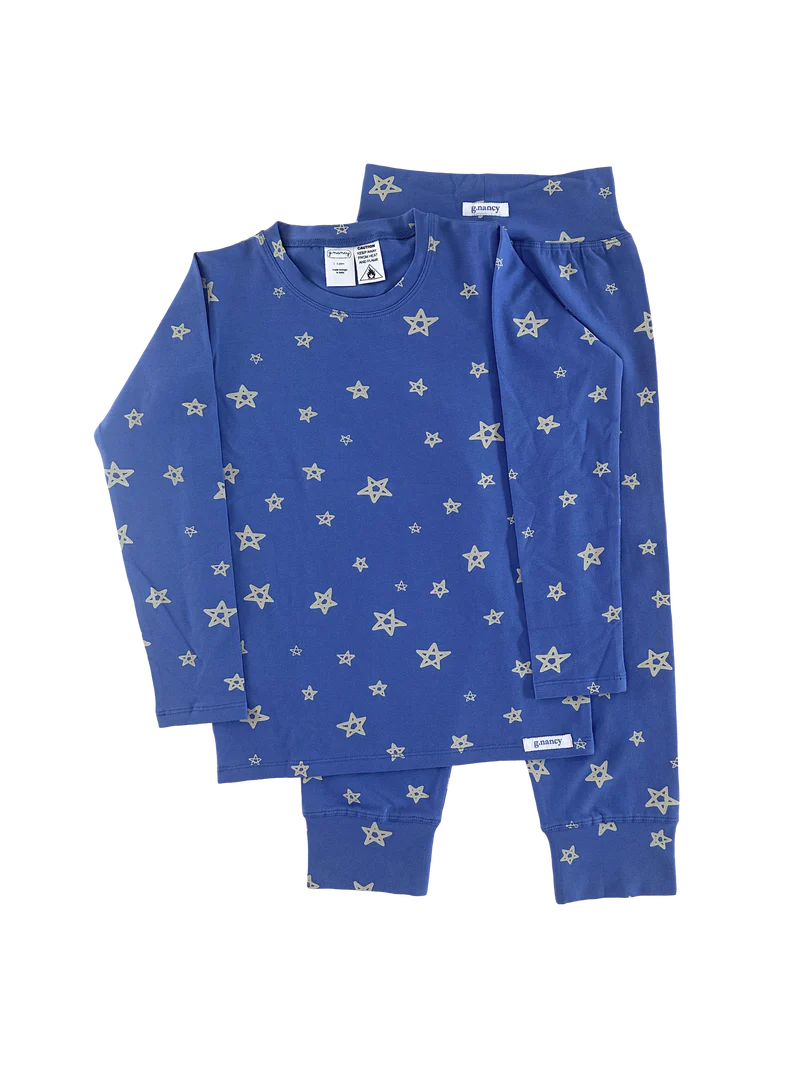 G.Nancy - So Blue | Limited Edition Bright Star Long PJ Set
