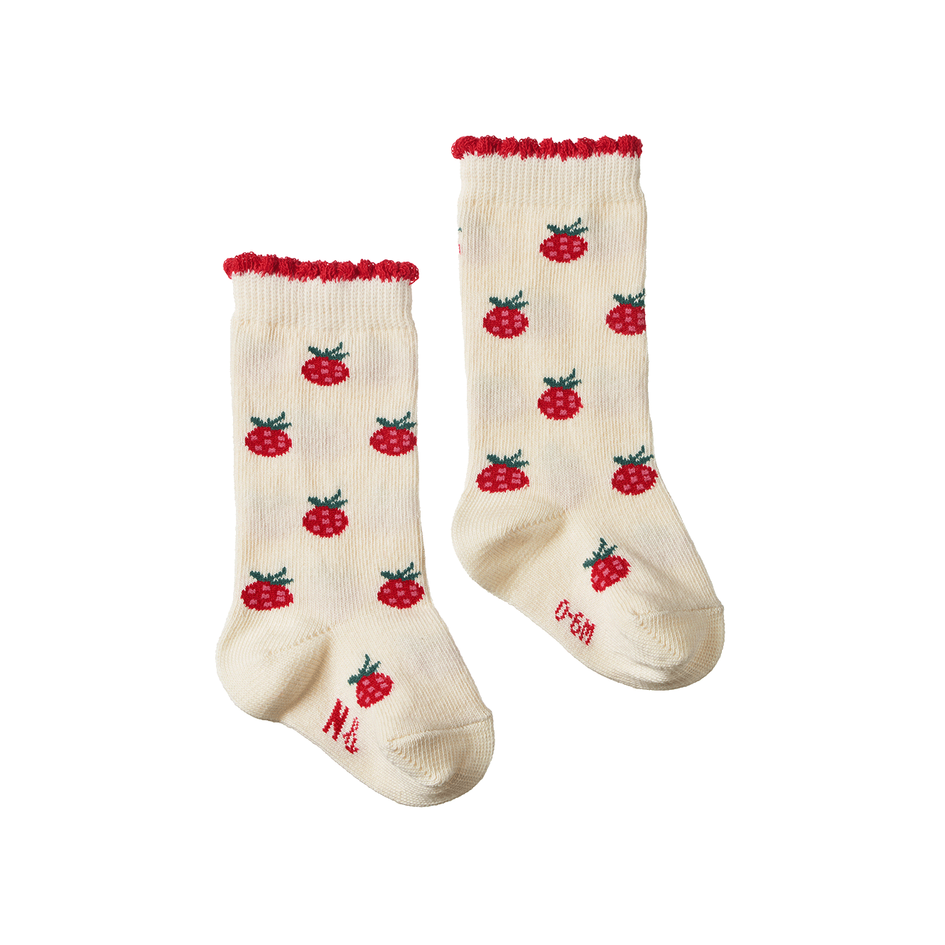 Nature Baby - Organic Cotton Socks - Raspberries