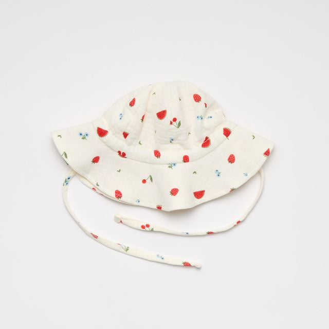 Sun Hat Organic Muslin - Sweet Pickings