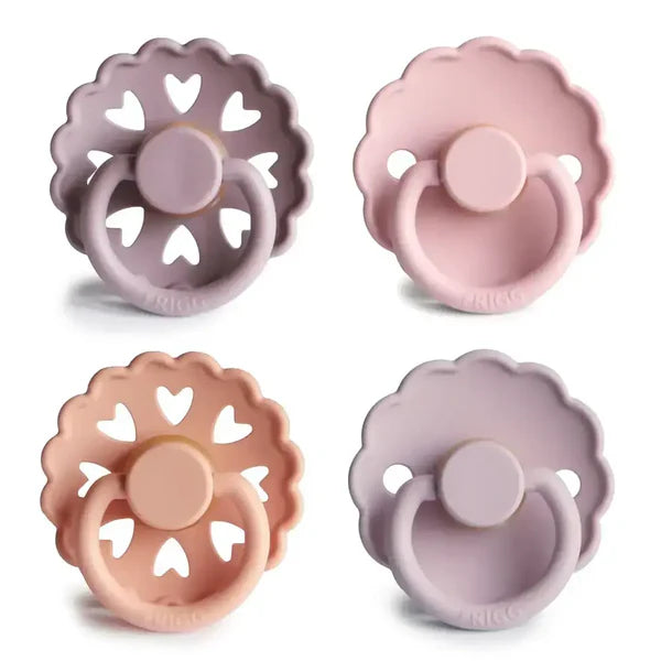 Frigg Pacifiers - 4 Pack Round Latex