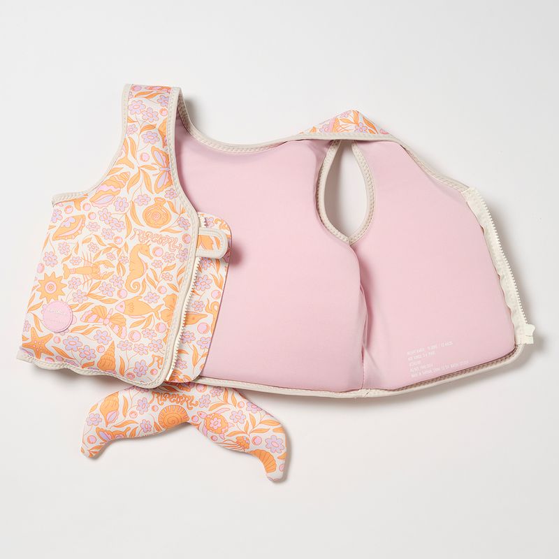Sunnylife - Kids Swim Vest - Ocean Magic Pink 3D