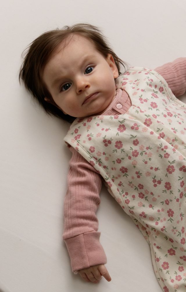 Woolbabe 3-Seasons Front Zip - Vintage Bloom - 3-24M