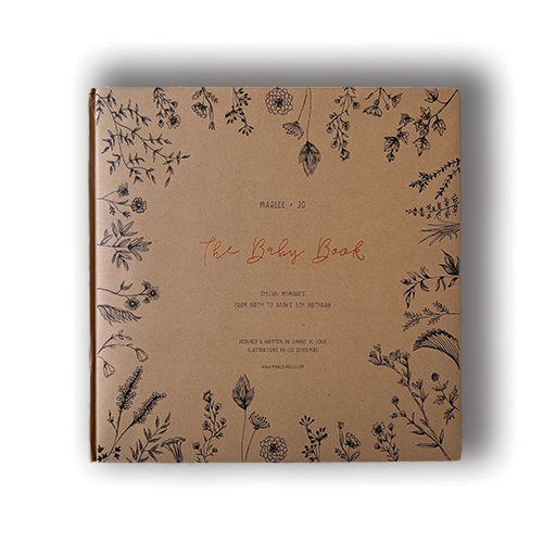 Marlee + Jo - The Baby Book - Gold Detail