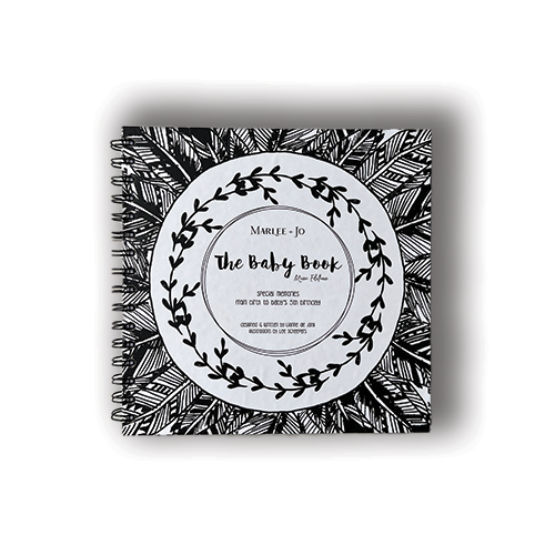 Marlee + Jo - The Baby Book Monochrome - Mini Edition