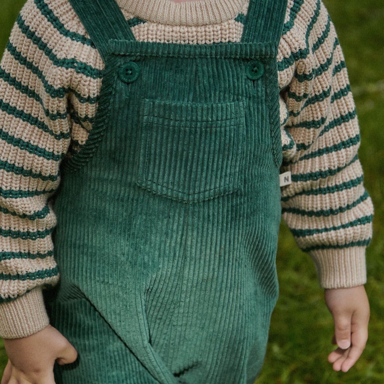 Nature Baby - Billy Jumper - Pine Sailor Stripe