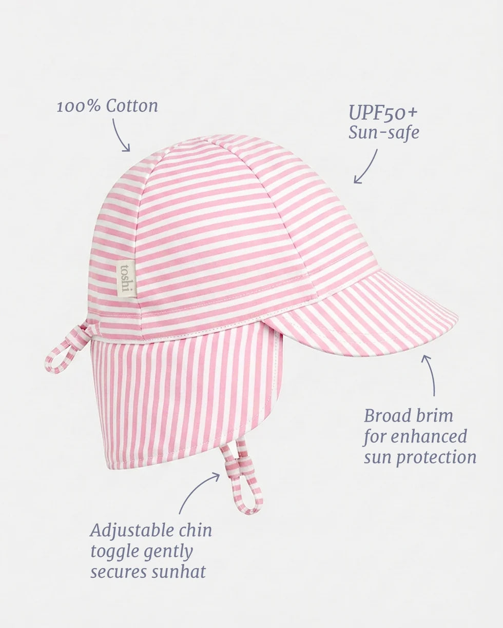 Toshi - Flap Cap Mini - Blossom