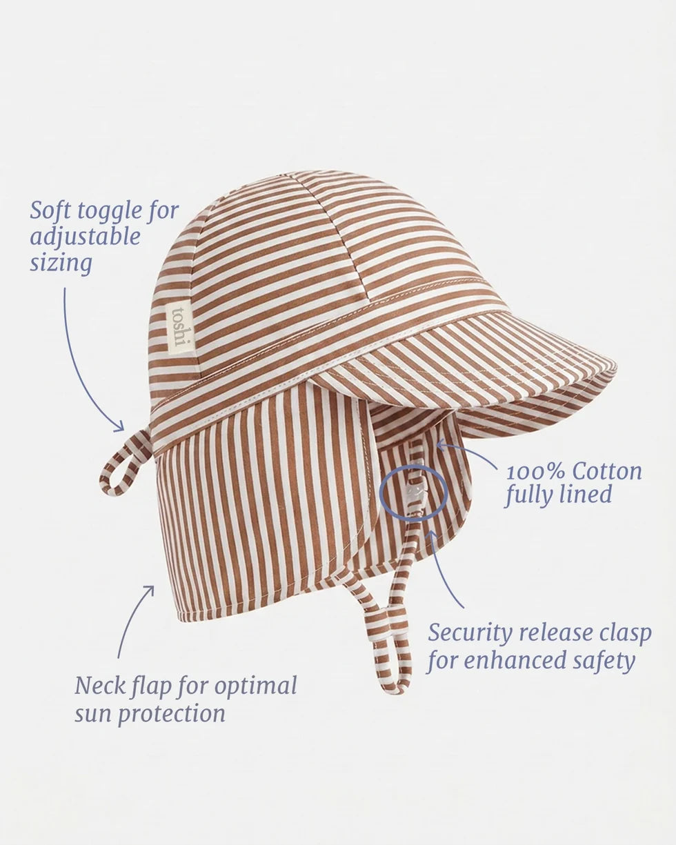 Toshi - Flap Cap Mini - Mocha